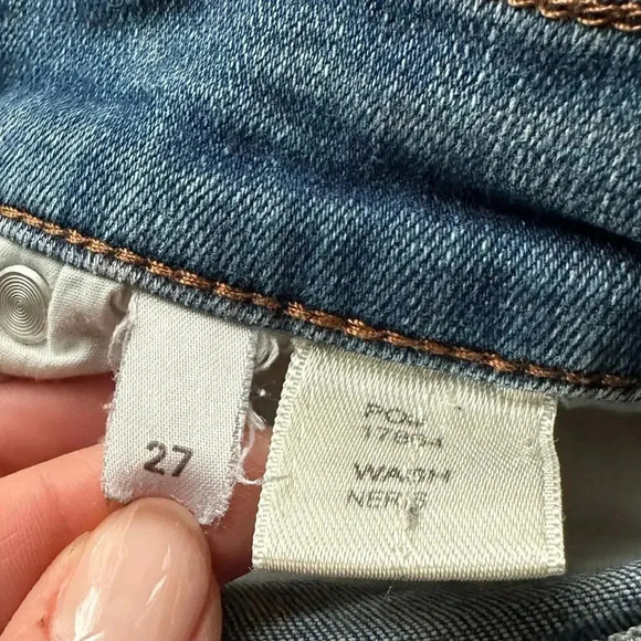 Reformation High Rise Straight Leg Jeans Neris Wash Size 27 - Picture 6 of 6